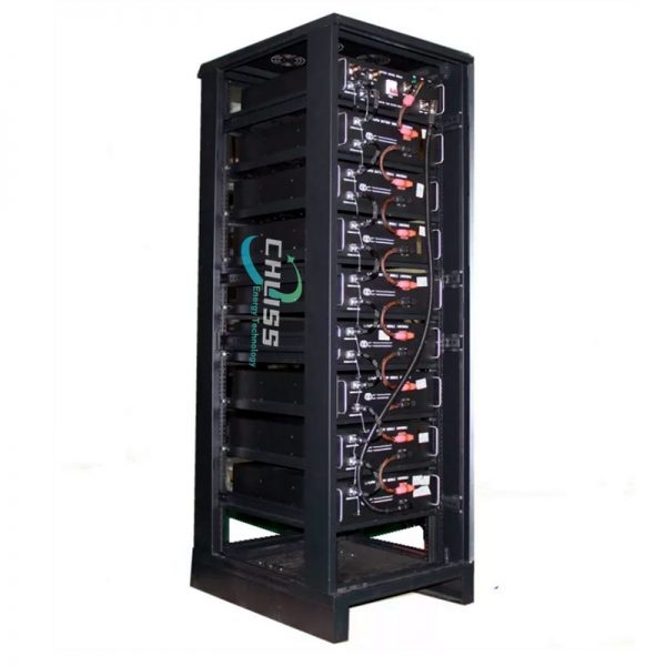 Chliss Home 48v 51.2v 100ah 200ah 5kw 10kw 15kw Rack Mount Lifepo4 Lithium Solar Battery Cabinet For Energy Storage System