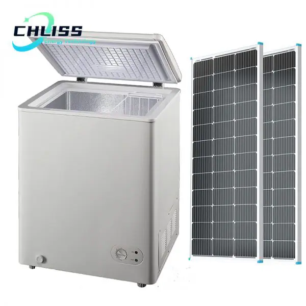 Chliss 138L 105L Solar DC Refrigerator Freezer 12V / 24V Vehicle Refrigerator RV Solar Fridge - Image 2