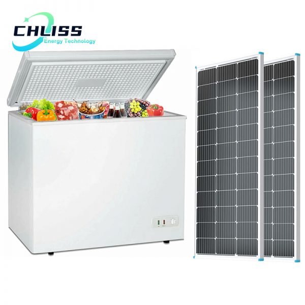 Chliss wholesales 100L 200Lmini solar freezer refrigerator solar freezer making ice with solar panel customization - Image 4