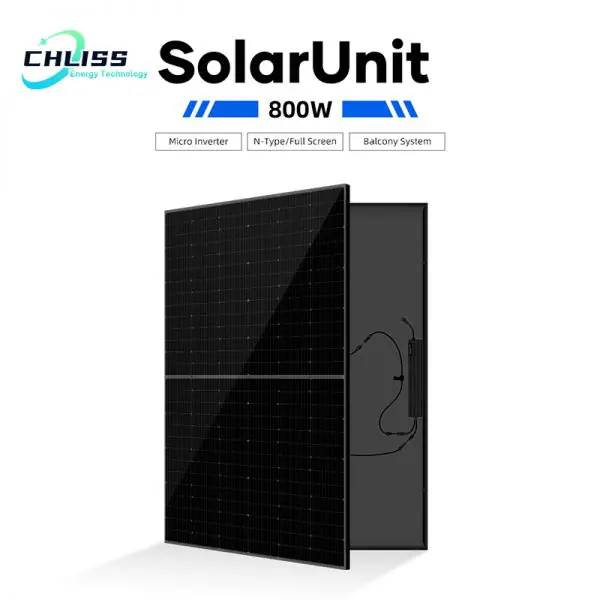Chliss solar balcony power plant 800w battery complete balkonkraftwerk - Image 6