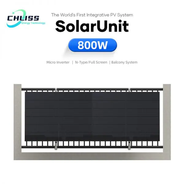 Chliss balcony power plant 800w 1500watt complete with battery storage balkonkraftwerk - Image 3