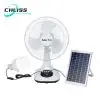 Chliss solar rechargeable fans for home 18 inch with solar panel - Image 5