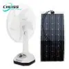 Chliss solar rechargeable fans for home 18 inch with solar panel - Image 2