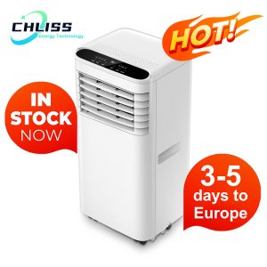 Small 12000BTU Portable Air Conditioner with Sleep Mode Ultra Quiet 39dB Operation and R290 Refrigerant