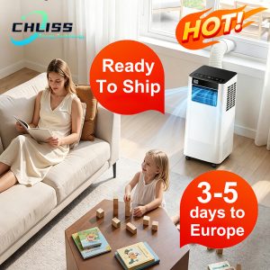 12000BTU Portable Air Conditioner with Low Energy Consumption Using R290 Refrigerant for Efficient Home Cooling